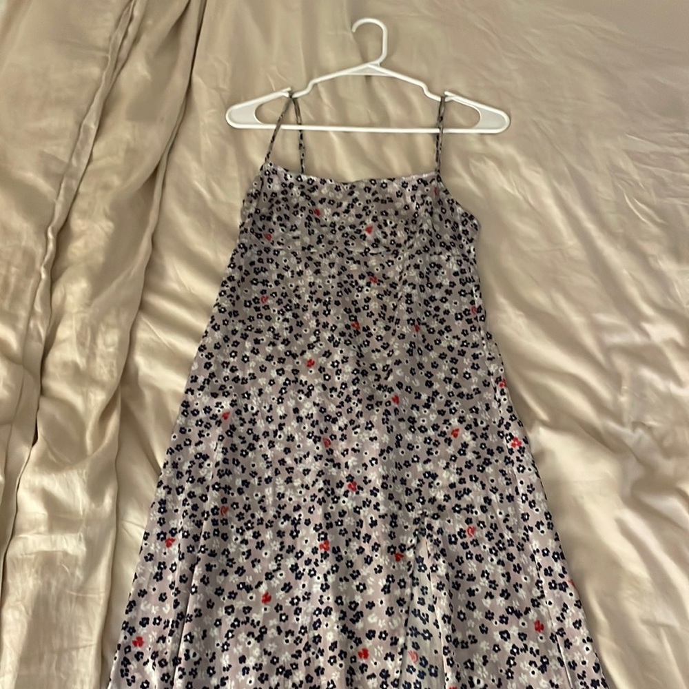 Purple flowers Sunday best aritzia dress